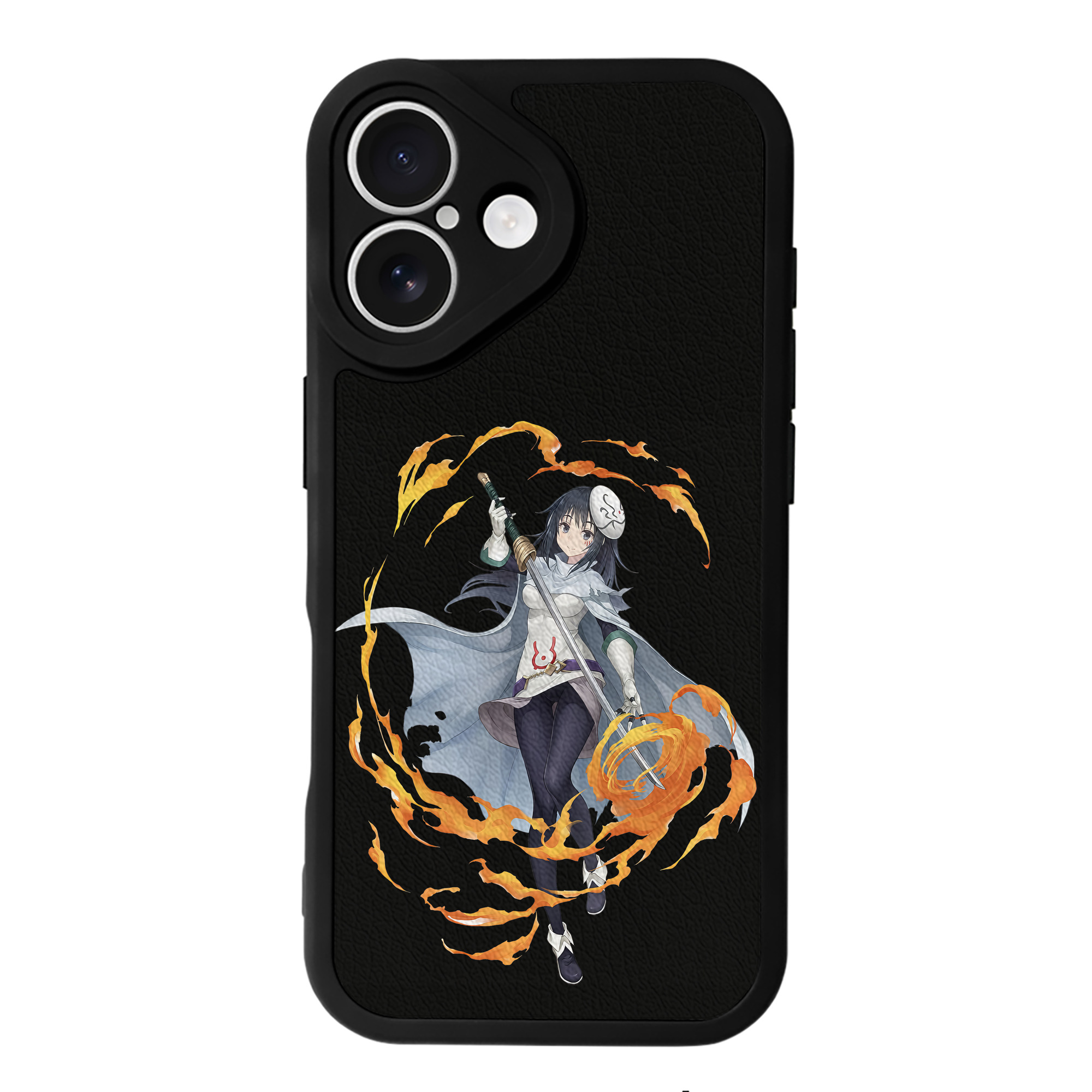 （画像用） 転スラ Regarding Reincarnated to Slime 【iPhone 16シリーズ対応】シリコンスマホケース（レザー調） 材質：シリコン